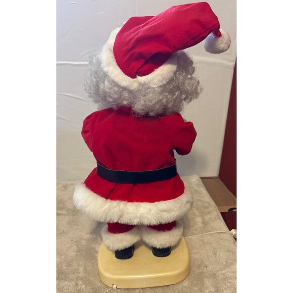 Santas Best Motionette African American With Candle 18" Light-Up Vintage - Picture 7 of 10